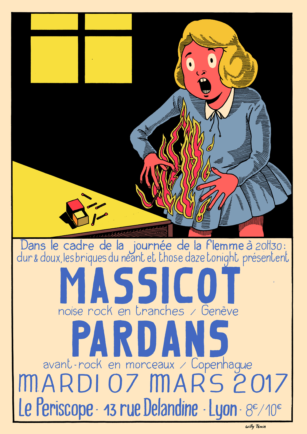 Massicot + Pardans poster © Willy ténia